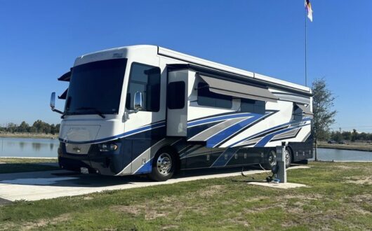 Luxury Waterfront Back-In RV Site